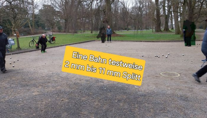 50 Kg Splitt 2 bis 5 mm plus 25 Kg Splitt 8 bis 11 mm